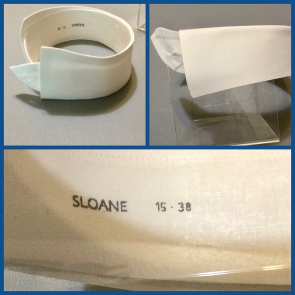 5 Vtg Stiff Collars, sz 15” - Picture 3 of 6